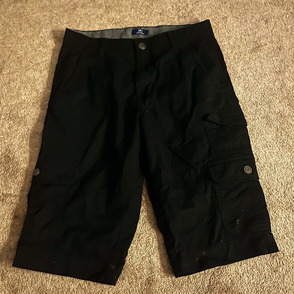 Men’s black shorts